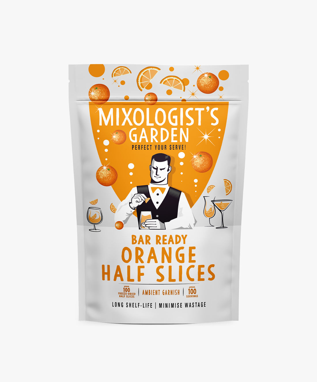 Orange (Half-Slices) 100g