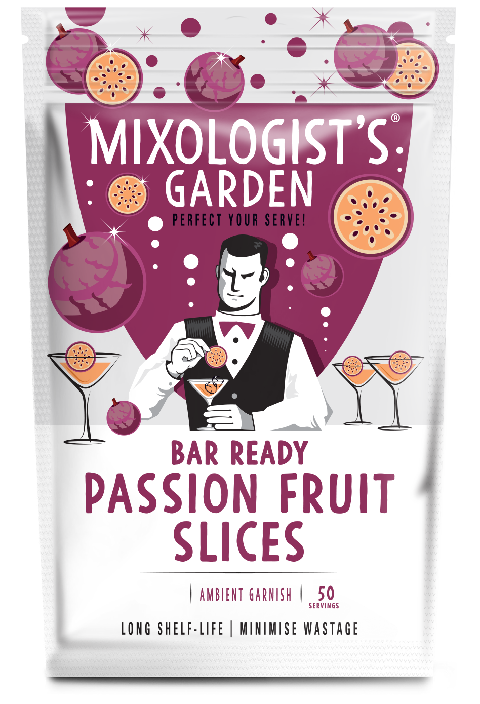 (NEW!) Passionfruit Slices (50 servings)